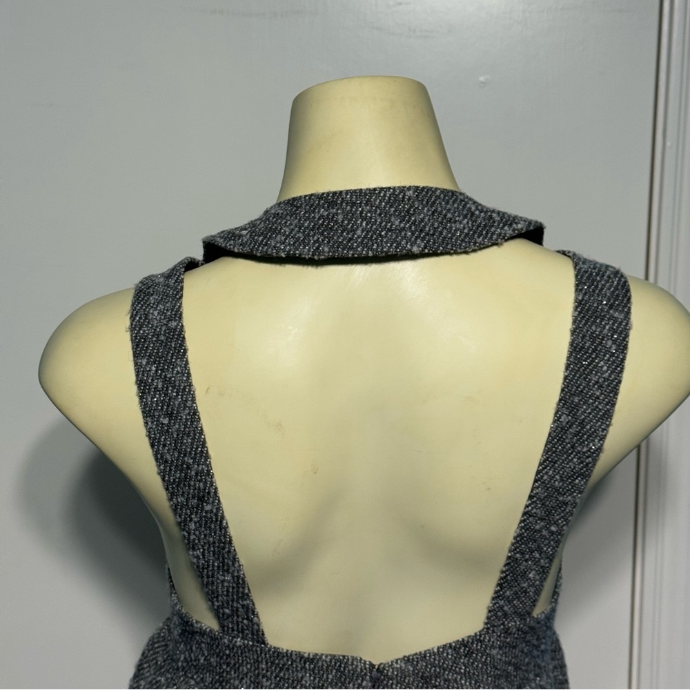 Anna Sui for Target Gossip Girls Collection Elegant Gray Sleeveless Dress 3 XS - Picture 11 of 16